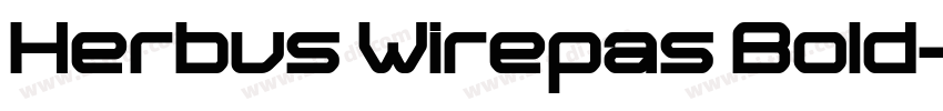 Herbus Wirepas Bold字体转换